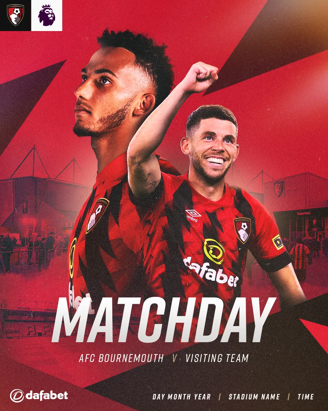 Home Matchday Graphic